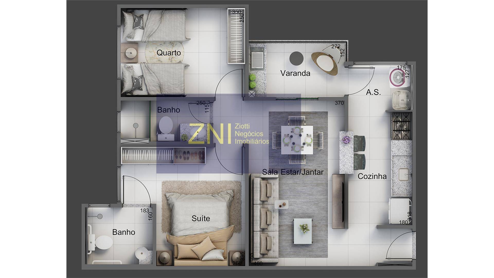 Apartamento, 2 quartos, 58 m² - Foto 24
